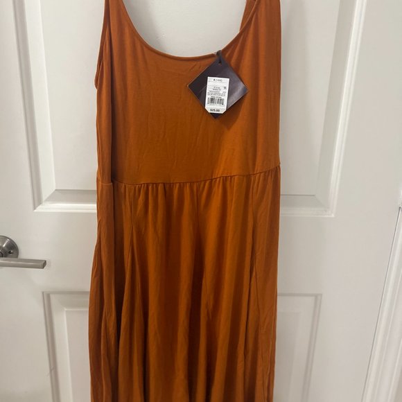 Ava & Viv Burnt Orange Dress NWT - Picture 2 of 2